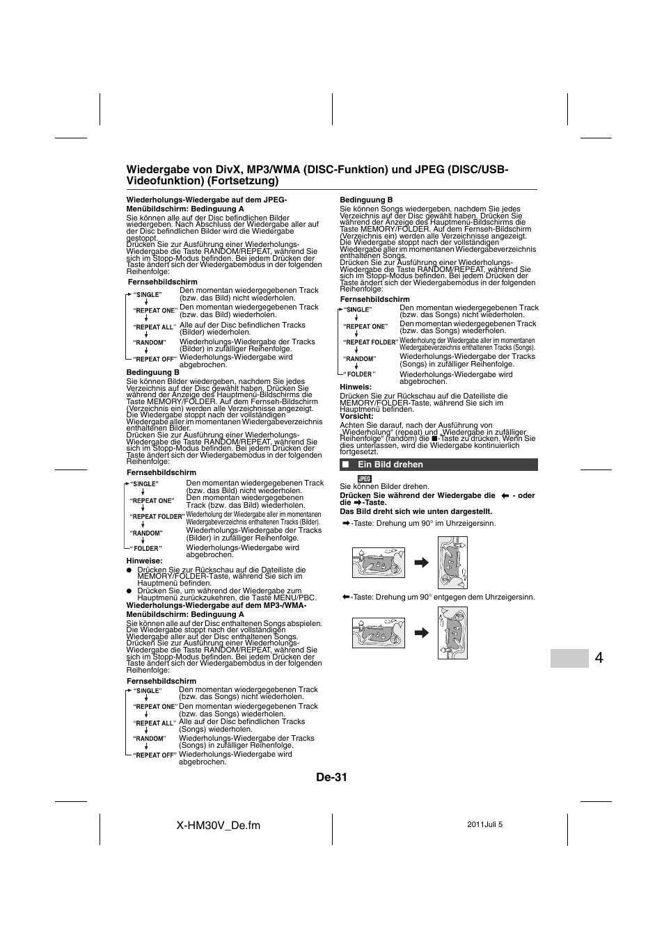 De-31 | Pioneer X-HM30V-S User Manual | Page 163 / 268