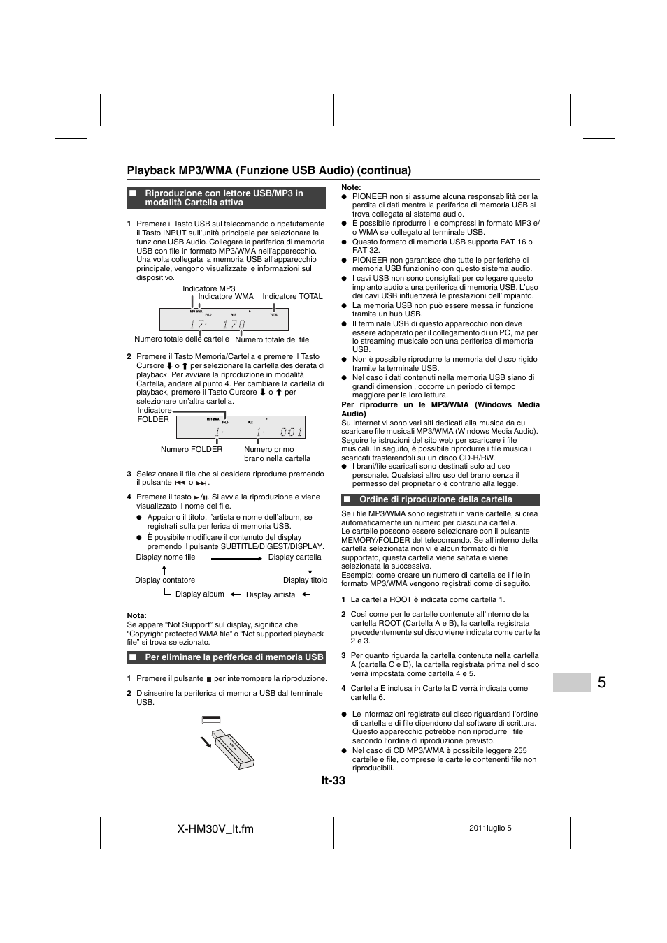It-33 | Pioneer X-HM30V-S User Manual | Page 209 / 268