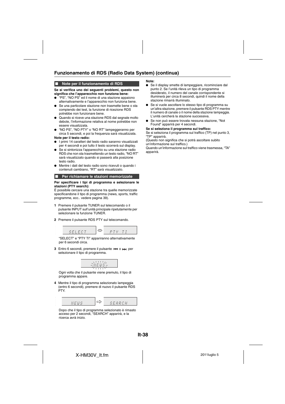 It-38 | Pioneer X-HM30V-S User Manual | Page 214 / 268