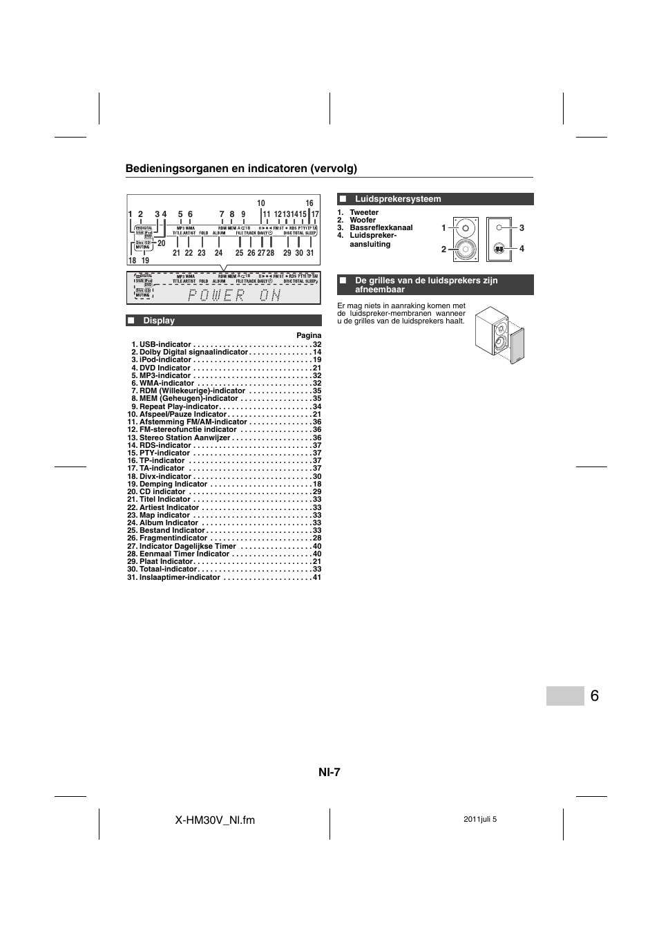 Nl-7 | Pioneer X-HM30V-S User Manual | Page 227 / 268