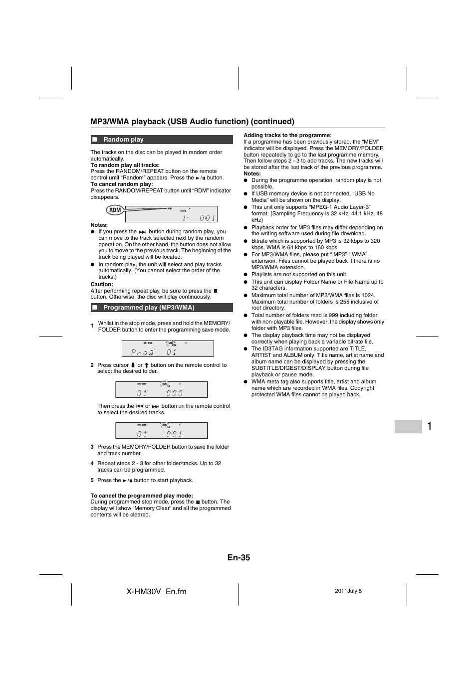 En-35 | Pioneer X-HM30V-S User Manual | Page 35 / 268
