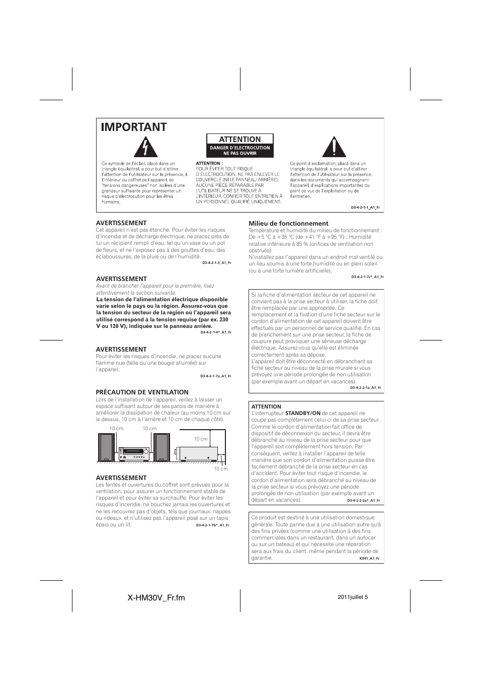 Pioneer X-HM30V-S User Manual | Page 46 / 268