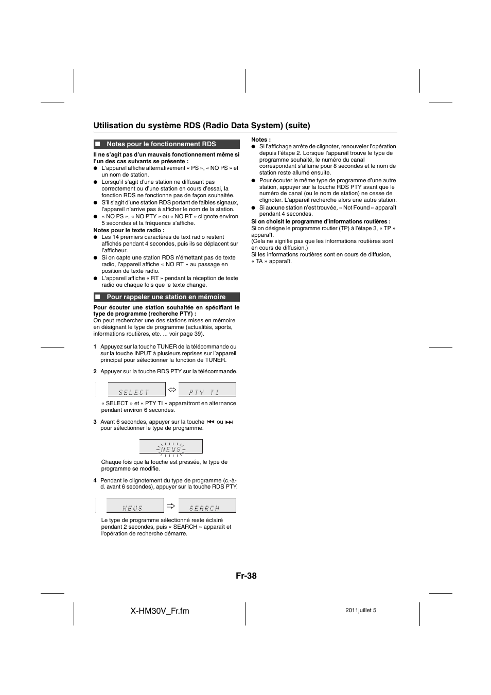 Fr-38 | Pioneer X-HM30V-S User Manual | Page 82 / 268