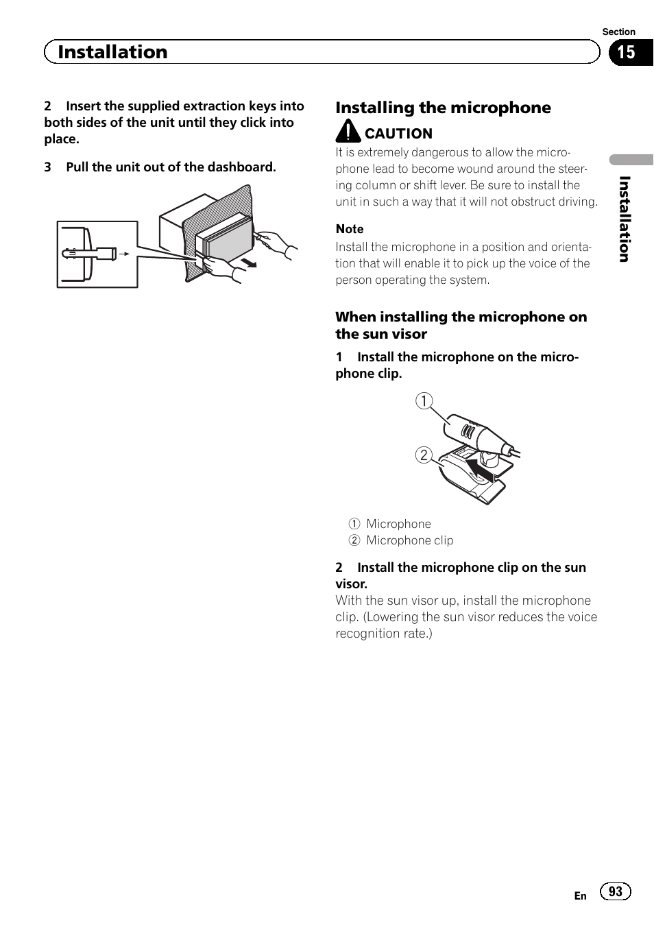 Installation | Pioneer AVH-P8400BT User Manual | Page 93 / 120