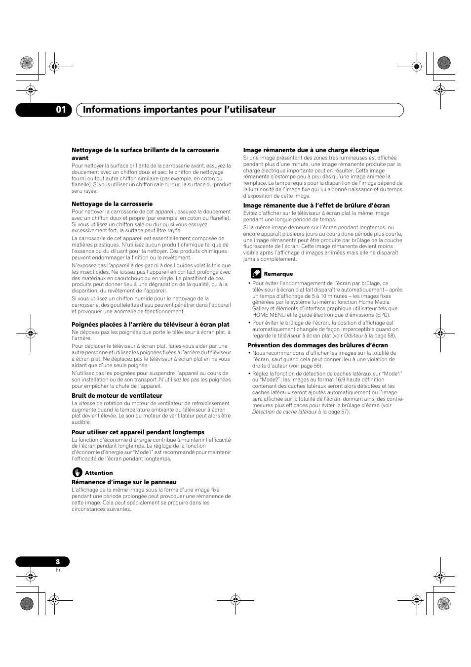 Informations importantes pour l’utilisateur 01 | Pioneer PDP-LX5090H User Manual | Page 130 / 339