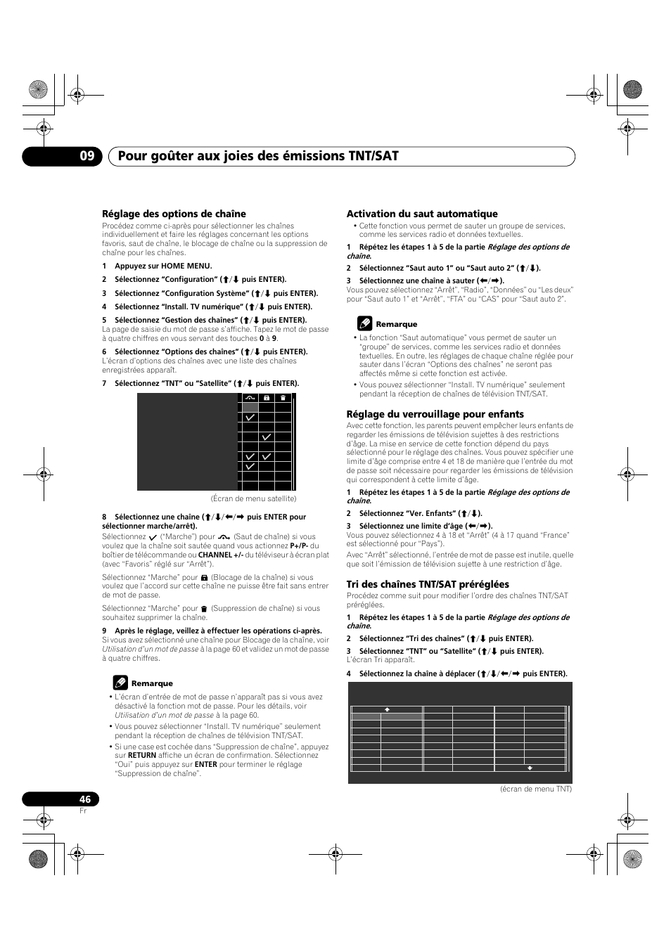 Pour goûter aux joies des émissions tnt/sat 09 | Pioneer PDP-LX5090H User Manual | Page 168 / 339