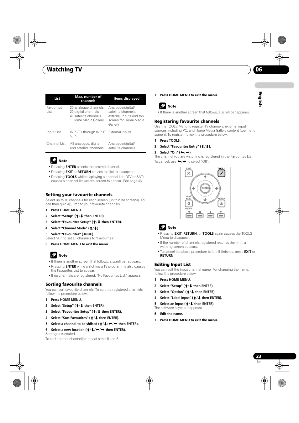 Watching tv 06 | Pioneer PDP-LX5090H User Manual | Page 23 / 339