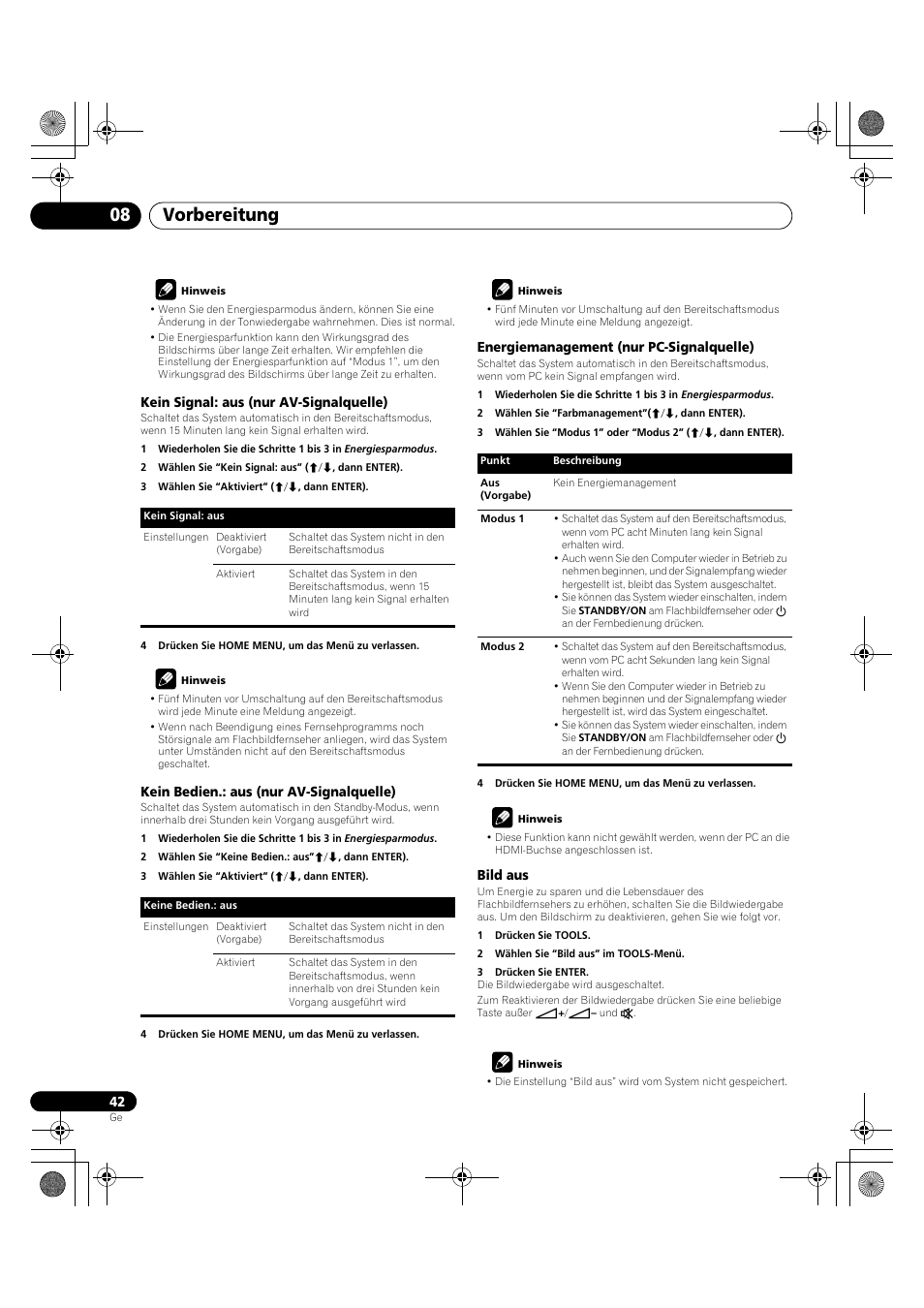 Vorbereitung 08 | Pioneer PDP-LX5090H User Manual | Page 272 / 339