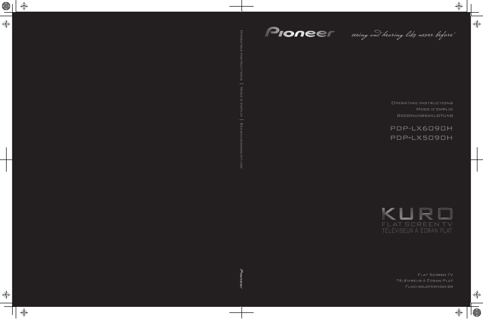 Pioneer PDP-LX5090H User Manual | Page 339 / 339