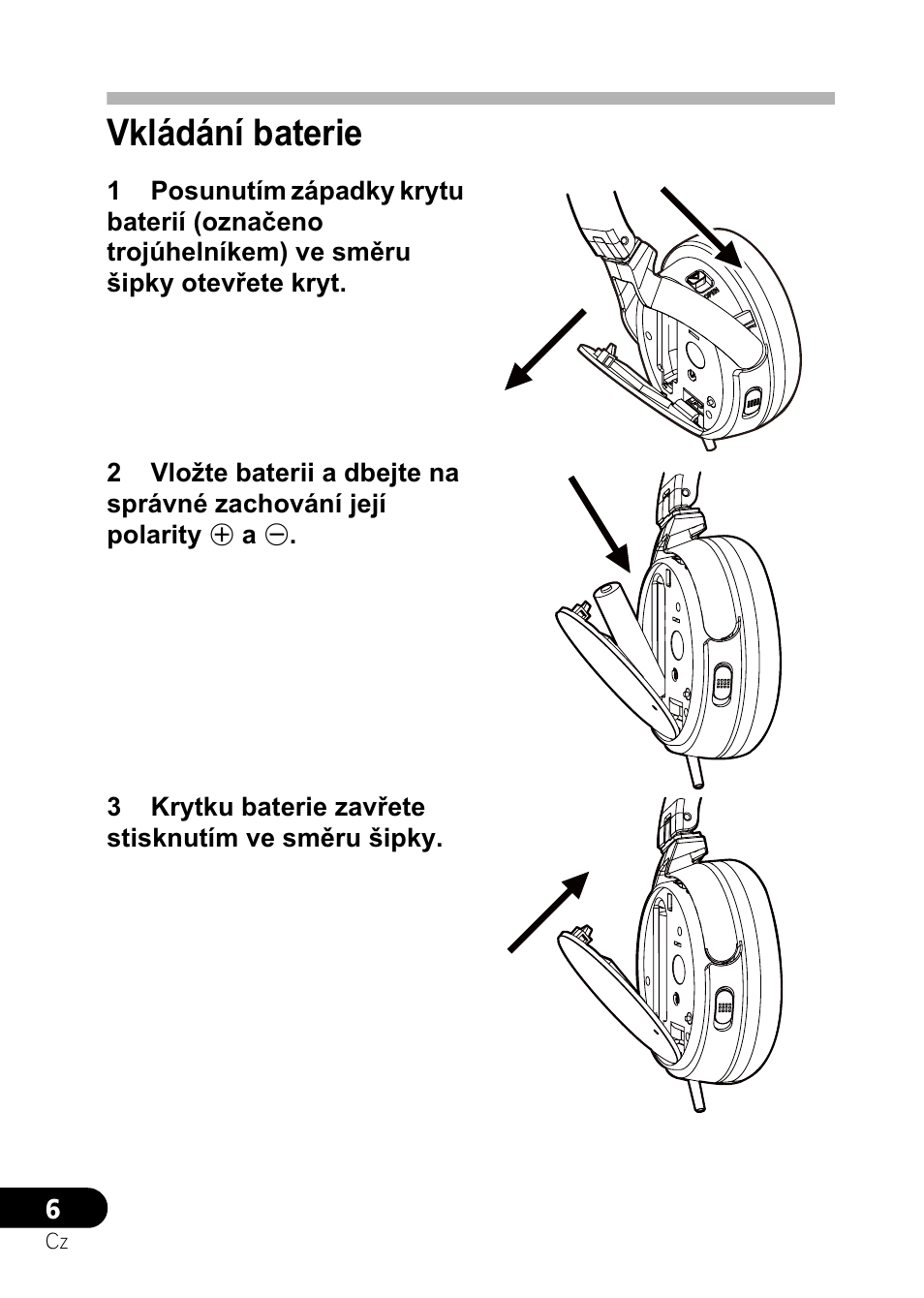 Vkládání baterie | Pioneer SE-NC21M User Manual | Page 138 / 196