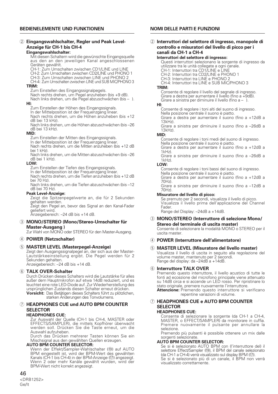 Pioneer DJM-600 User Manual | Page 46 / 110