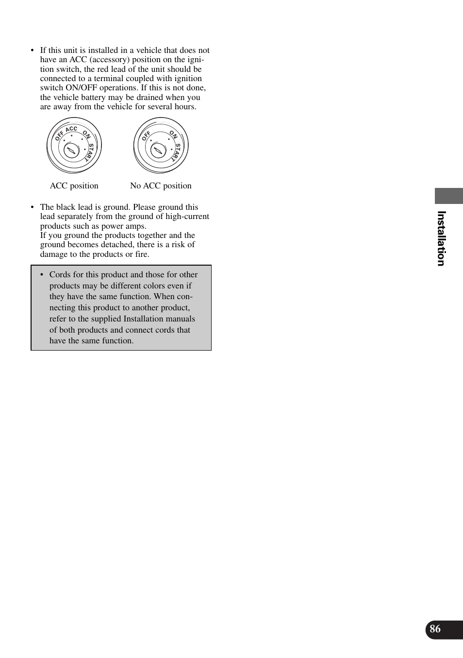 86 installation | Pioneer AVM-P8000R User Manual | Page 87 / 100