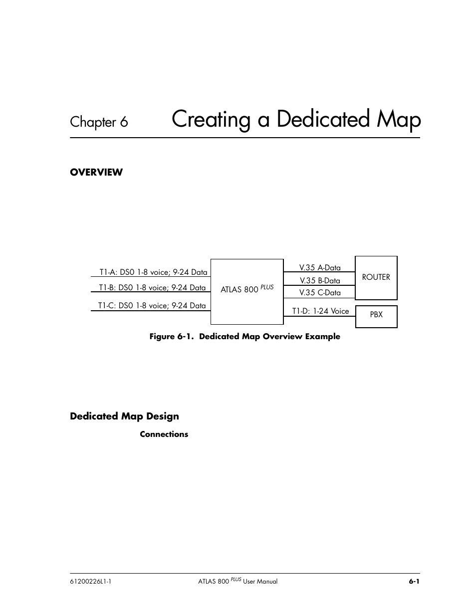 Creating a dedicated map, Chapter 6 | ADTRAN ATLAS 800PLUS User Manual | Page 105 / 166