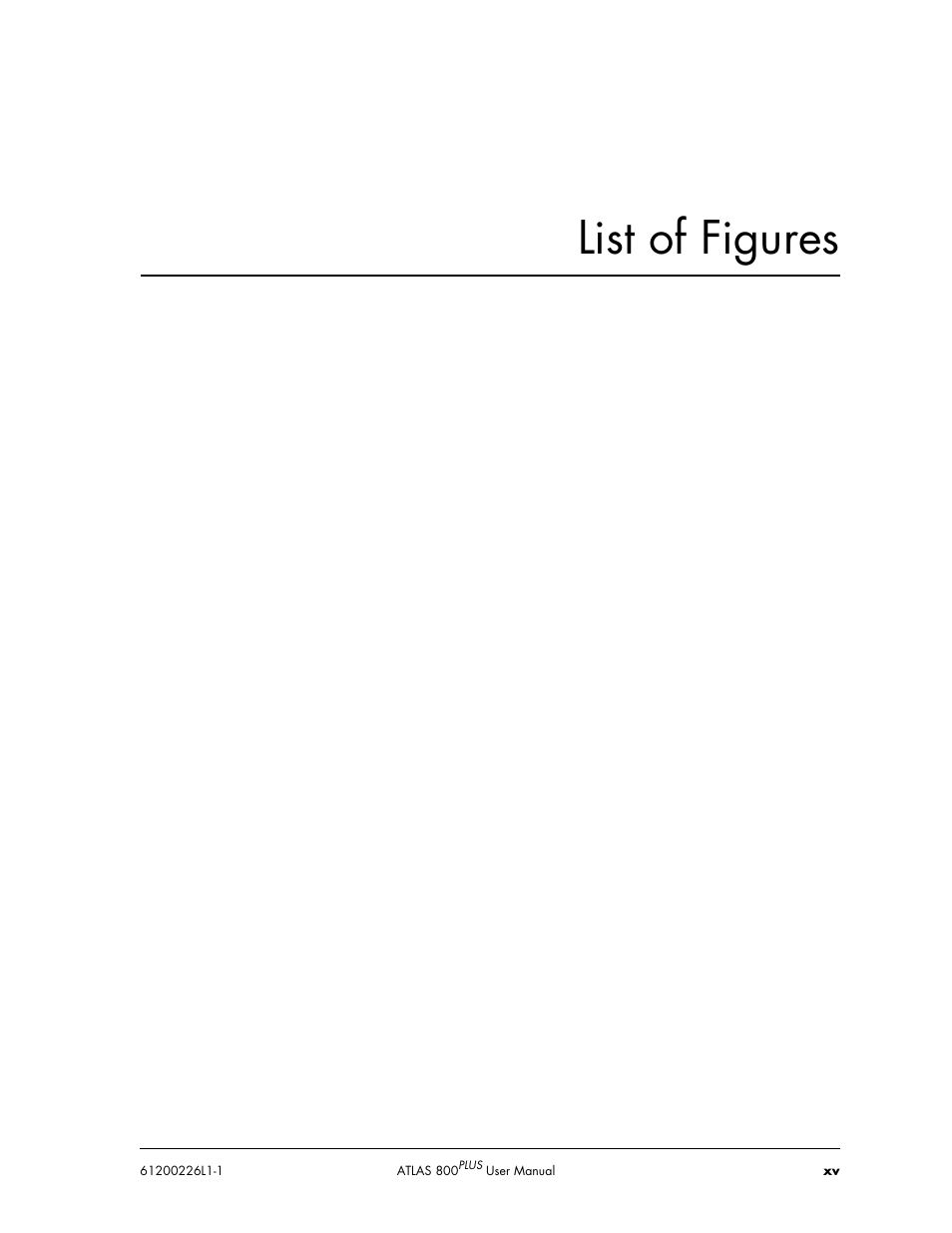 List of figures | ADTRAN ATLAS 800PLUS User Manual | Page 15 / 166
