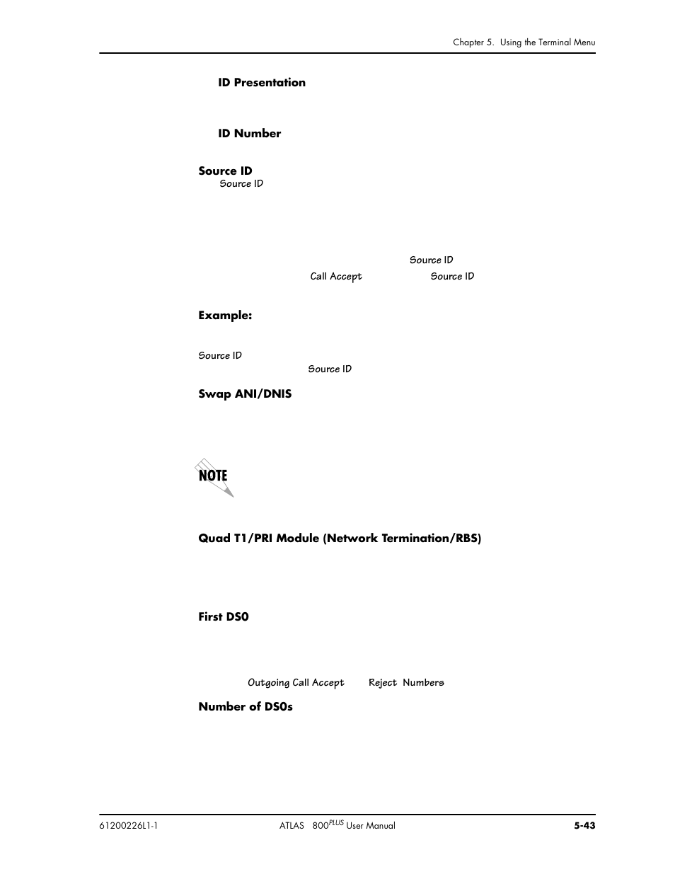ADTRAN ATLAS 800PLUS User Manual | Page 95 / 166