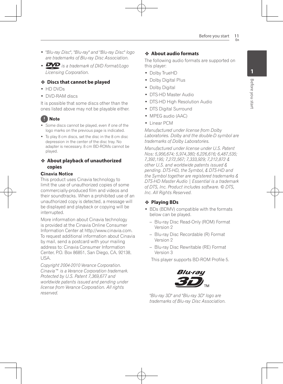 Pioneer BCS-222 User Manual | Page 11 / 468