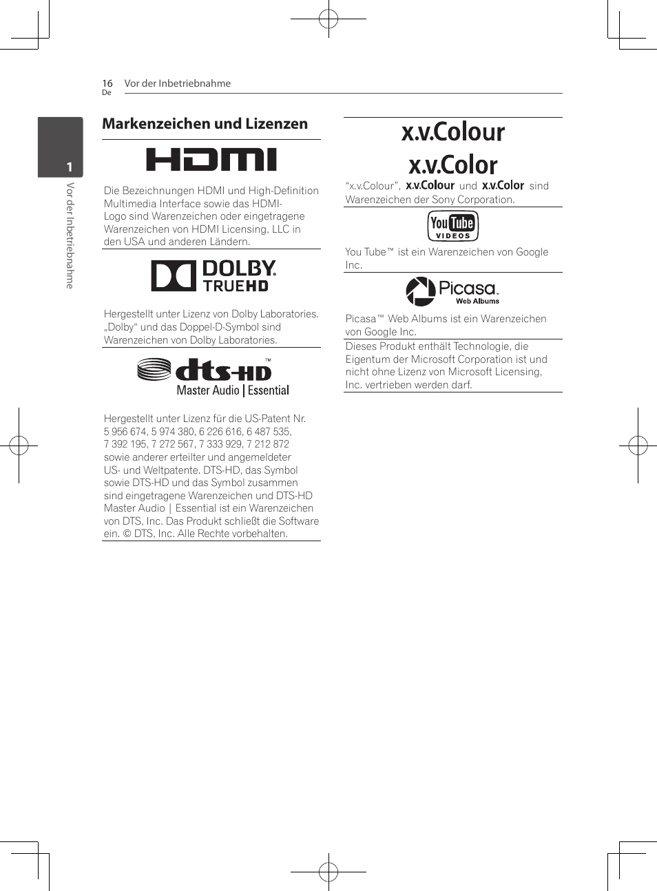 Markenzeichen und lizenzen | Pioneer BCS-222 User Manual | Page 176 / 468