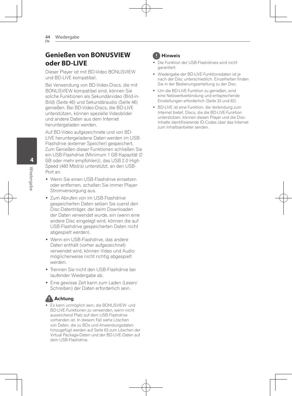 Genießen von bonusview oder bd-live | Pioneer BCS-222 User Manual | Page 204 / 468