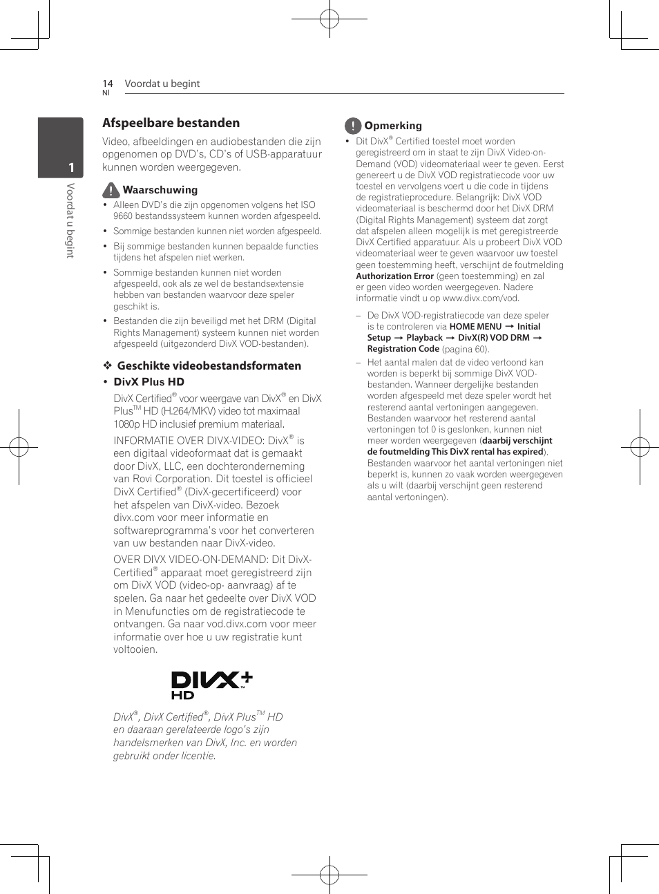 Afspeelbare bestanden, Geschikte videobestandsformaten | Pioneer BCS-222 User Manual | Page 326 / 468