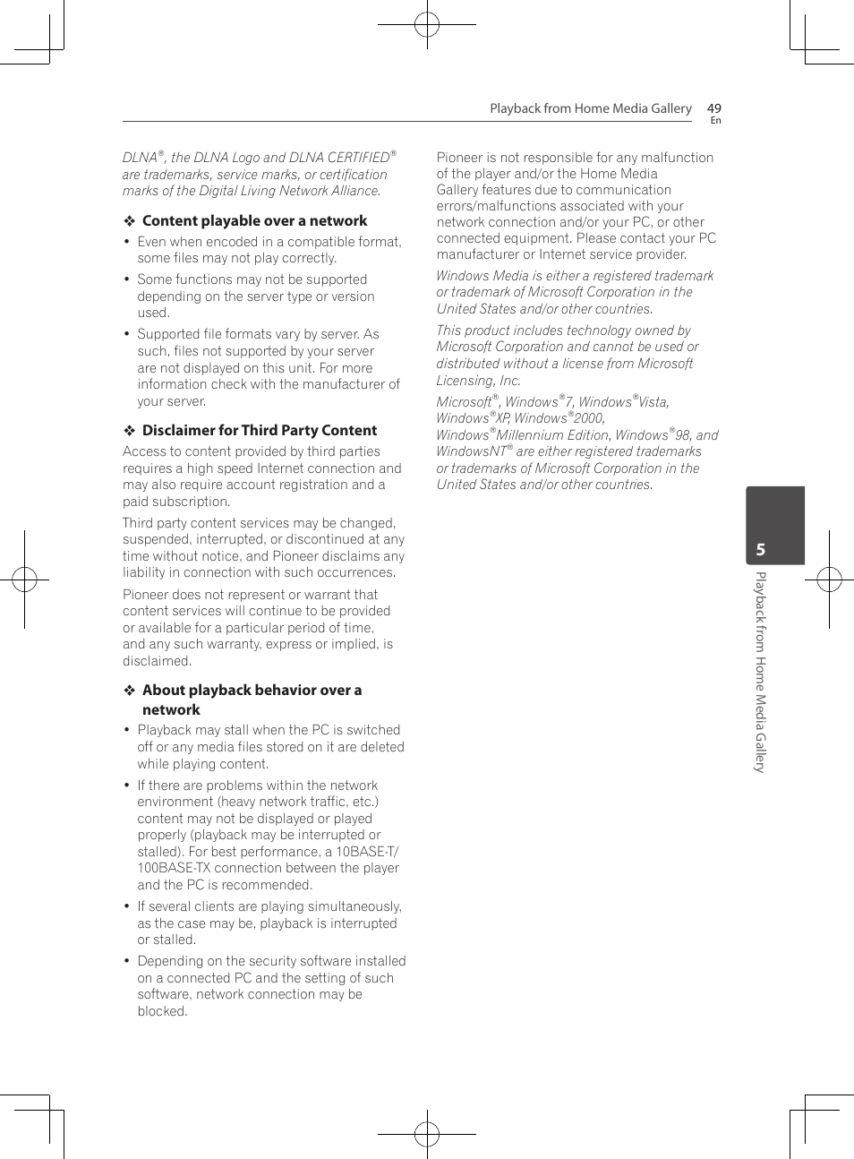 Pioneer BCS-222 User Manual | Page 49 / 468