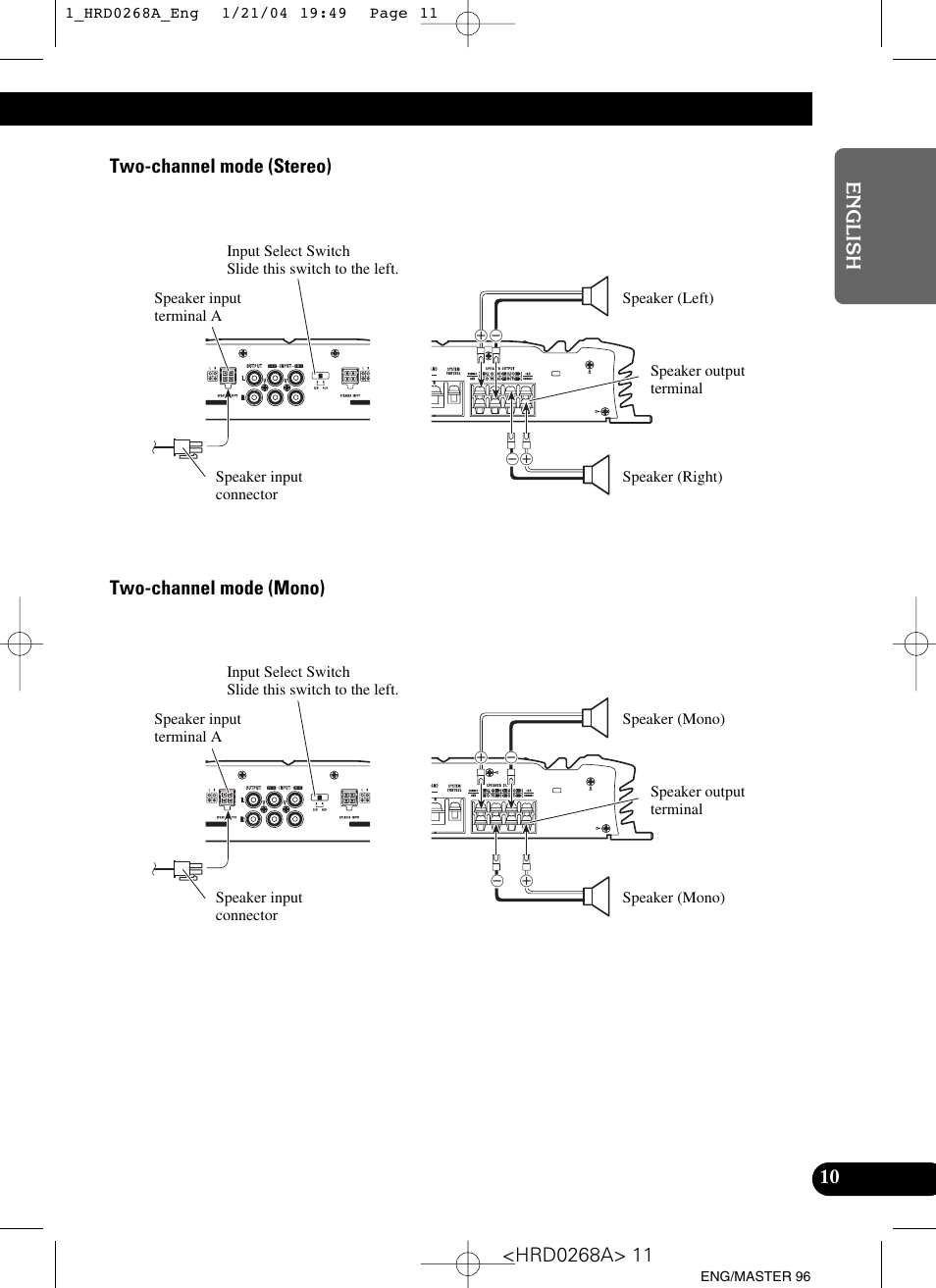 Pioneer GM-4000F User Manual | Page 11 / 74