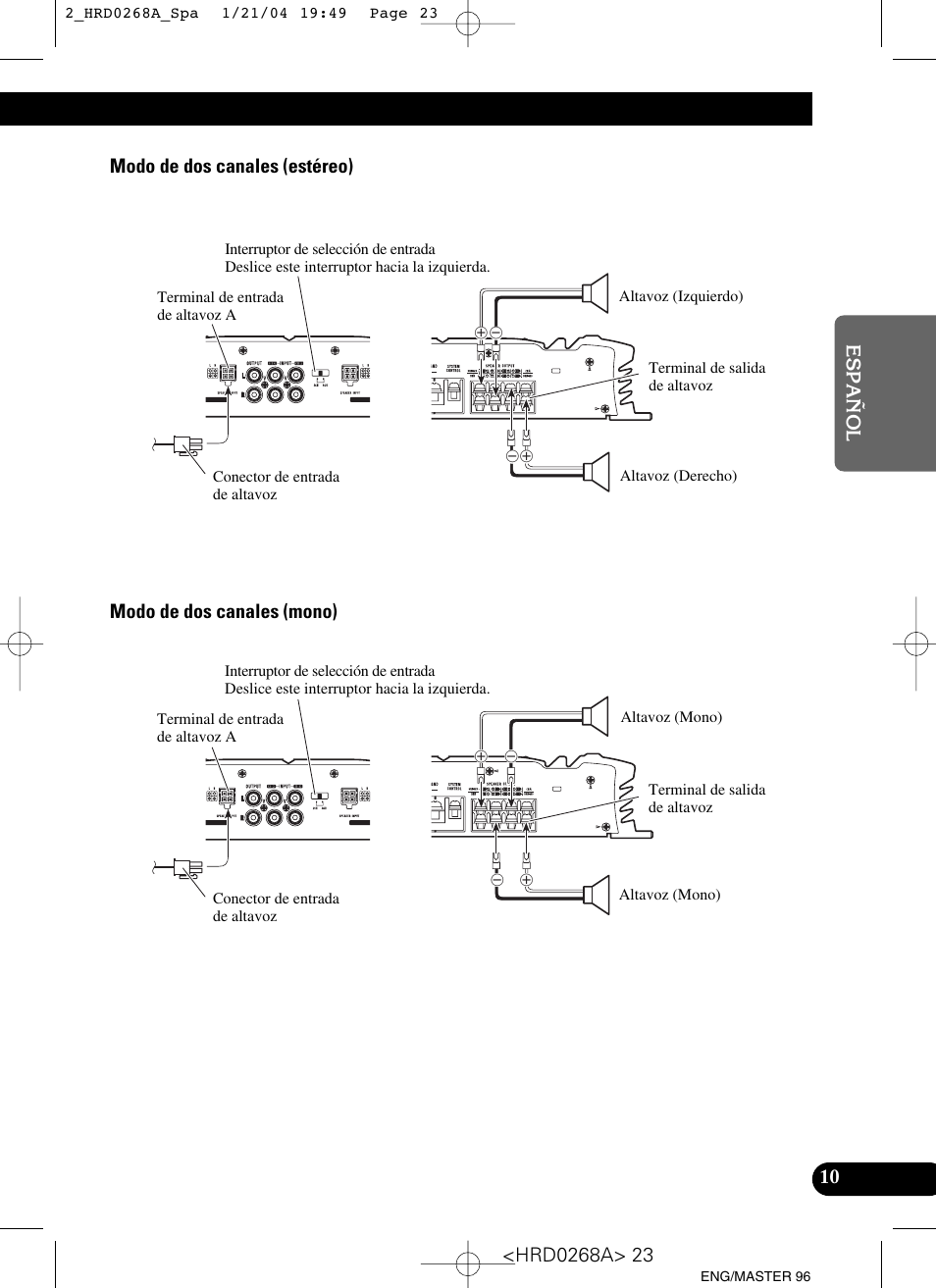 Pioneer GM-4000F User Manual | Page 23 / 74