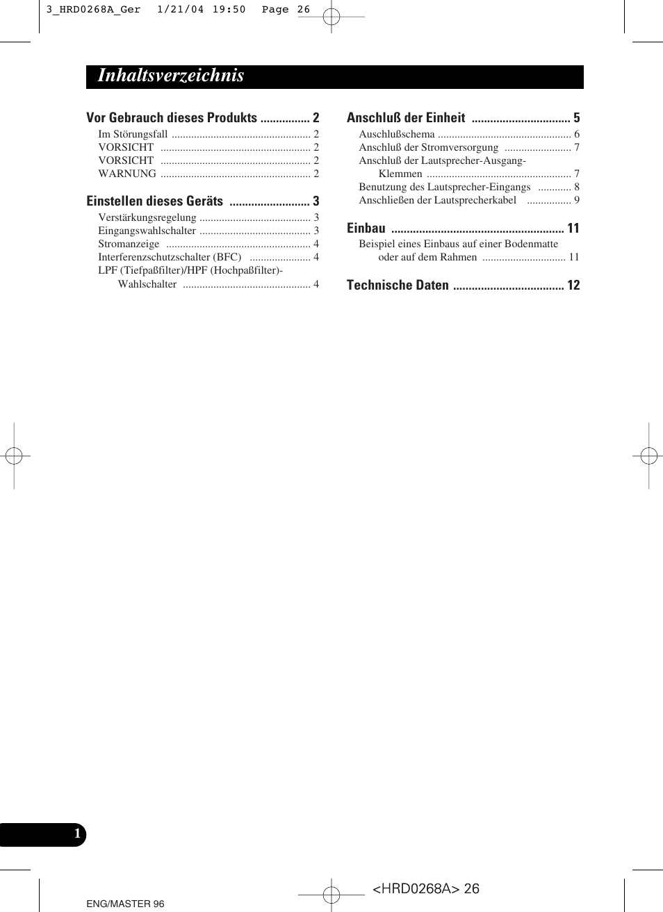 Pioneer GM-4000F User Manual | Page 26 / 74