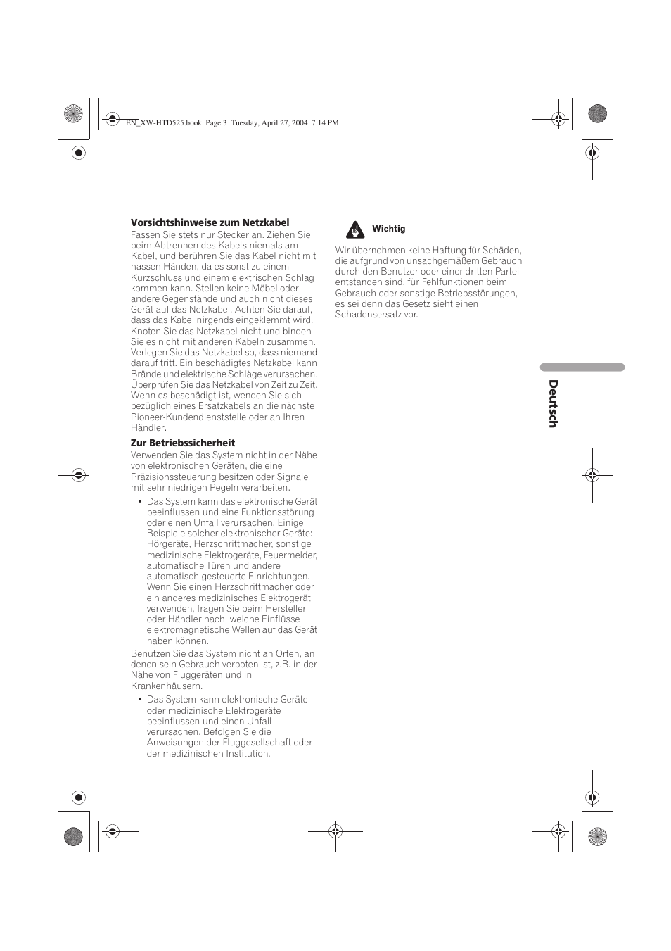 Pioneer XW-HTD525 User Manual | Page 37 / 107