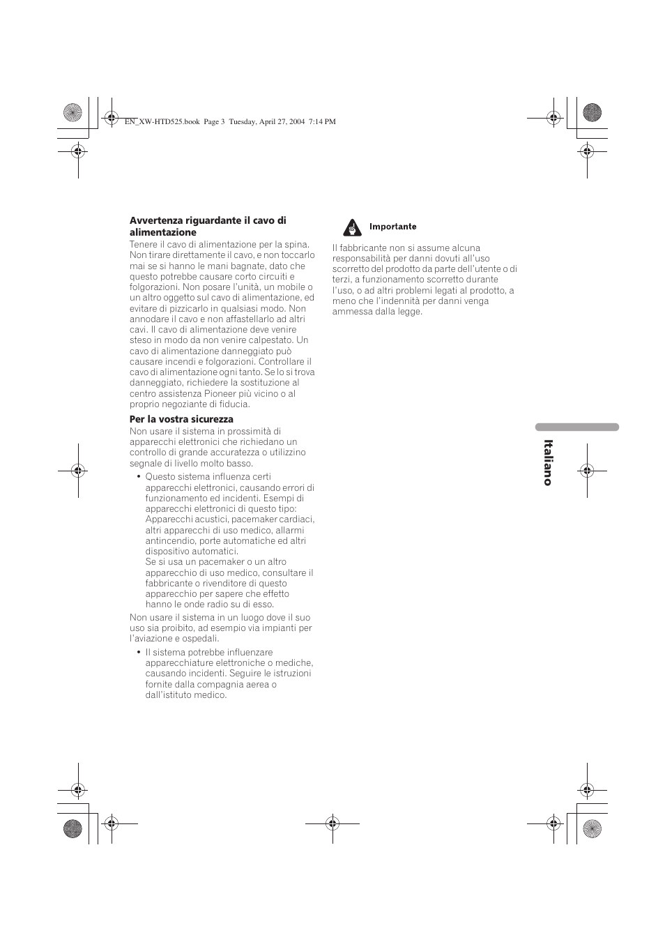 Pioneer XW-HTD525 User Manual | Page 55 / 107