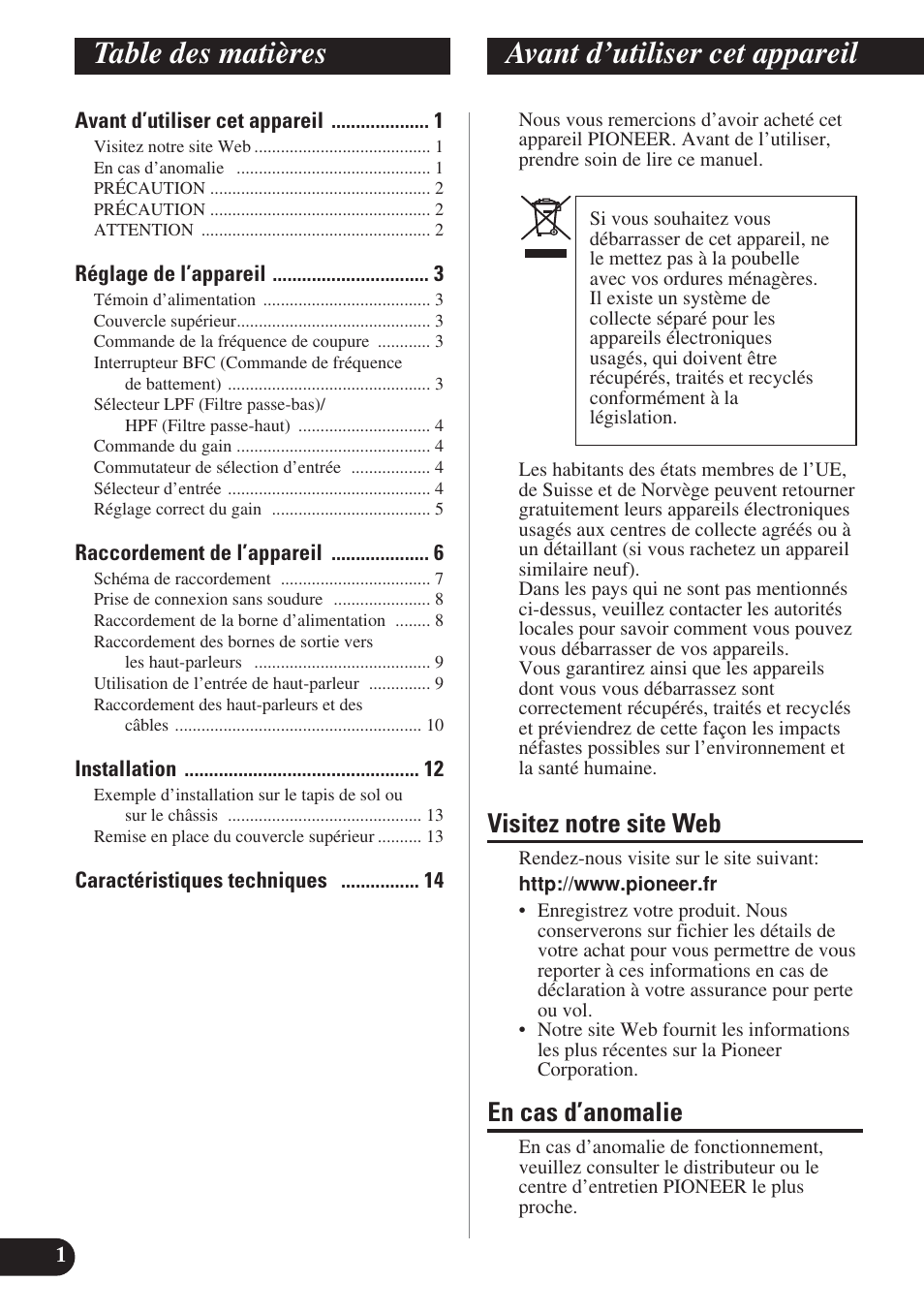 Pioneer PRS-D420 User Manual | Page 44 / 100