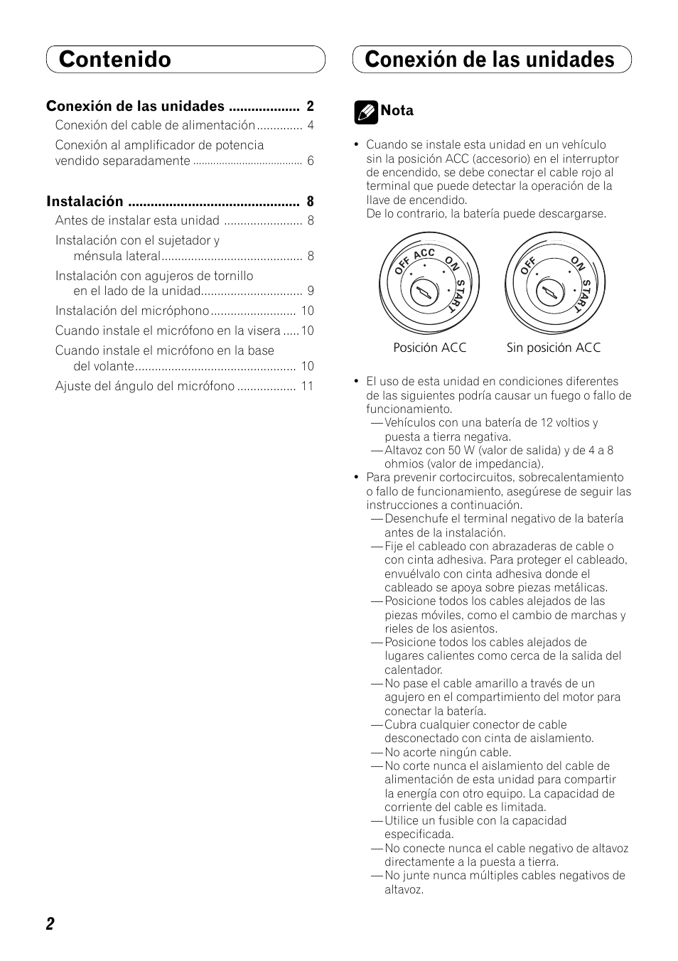 Pioneer FH-P80BT User Manual | Page 12 / 72