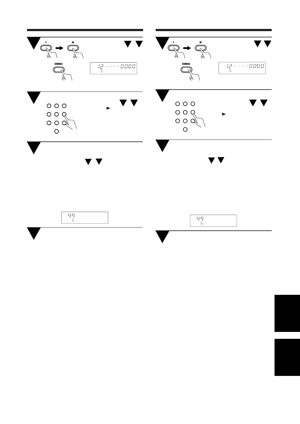 Español português, Verificação dos números dos discos programados, Várias operações | Pioneer PD-F1009 User Manual | Page 109 / 124