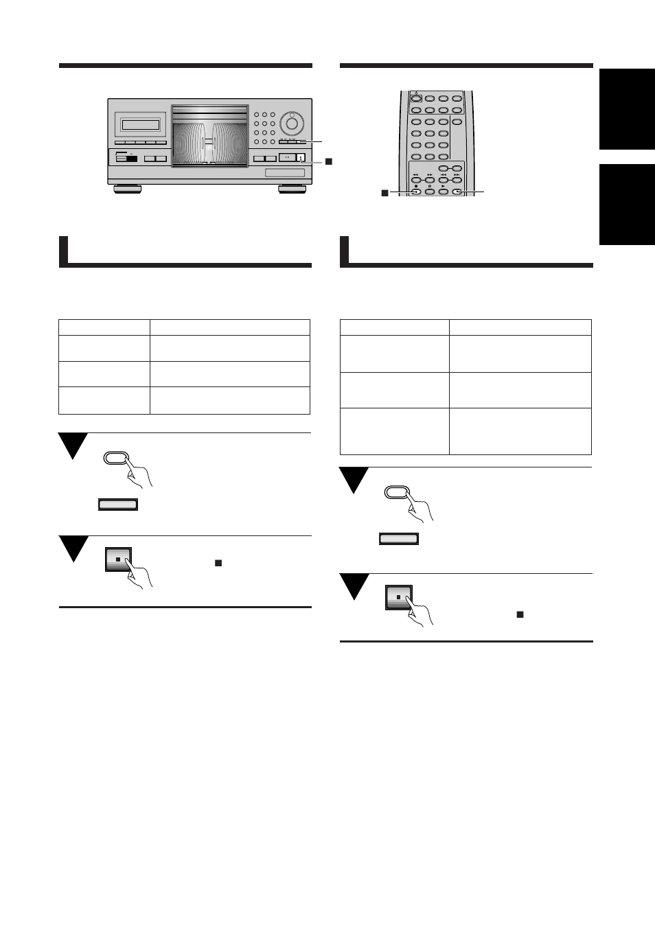 English français, Press random during either play or stop mode, Random | 7various operations fonctions diverses, Clear program repeat display, Track disc | Pioneer PD-F1009 User Manual | Page 23 / 124