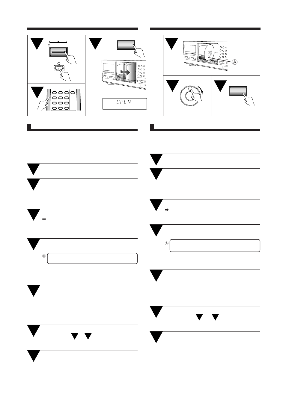Plaatsen van cd’s, Isättning av skivor | Pioneer PD-F1009 User Manual | Page 72 / 124