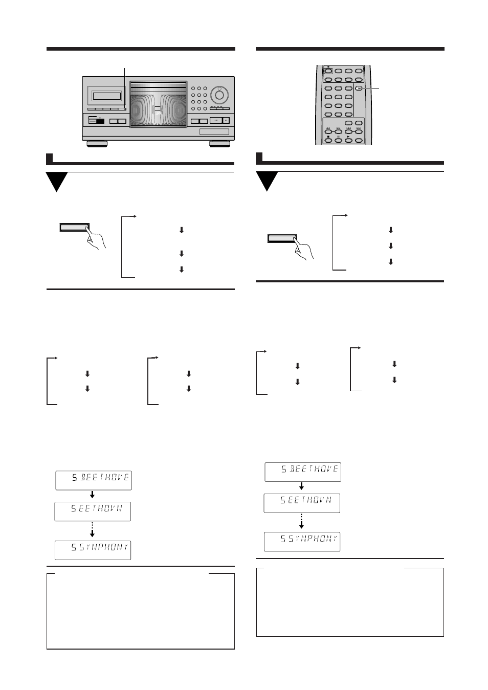 Gebruik van de display toets, Användning av tangenten display, Övriga spelfunktioner | Display, Tryck på display under pågående spelning, Druk tijdens weergave op de display toets, Diverse bedieningen, Clear program repeat display, Track disc, Tecken som kan visas på titeldisplayen | Pioneer PD-F1009 User Manual | Page 88 / 124