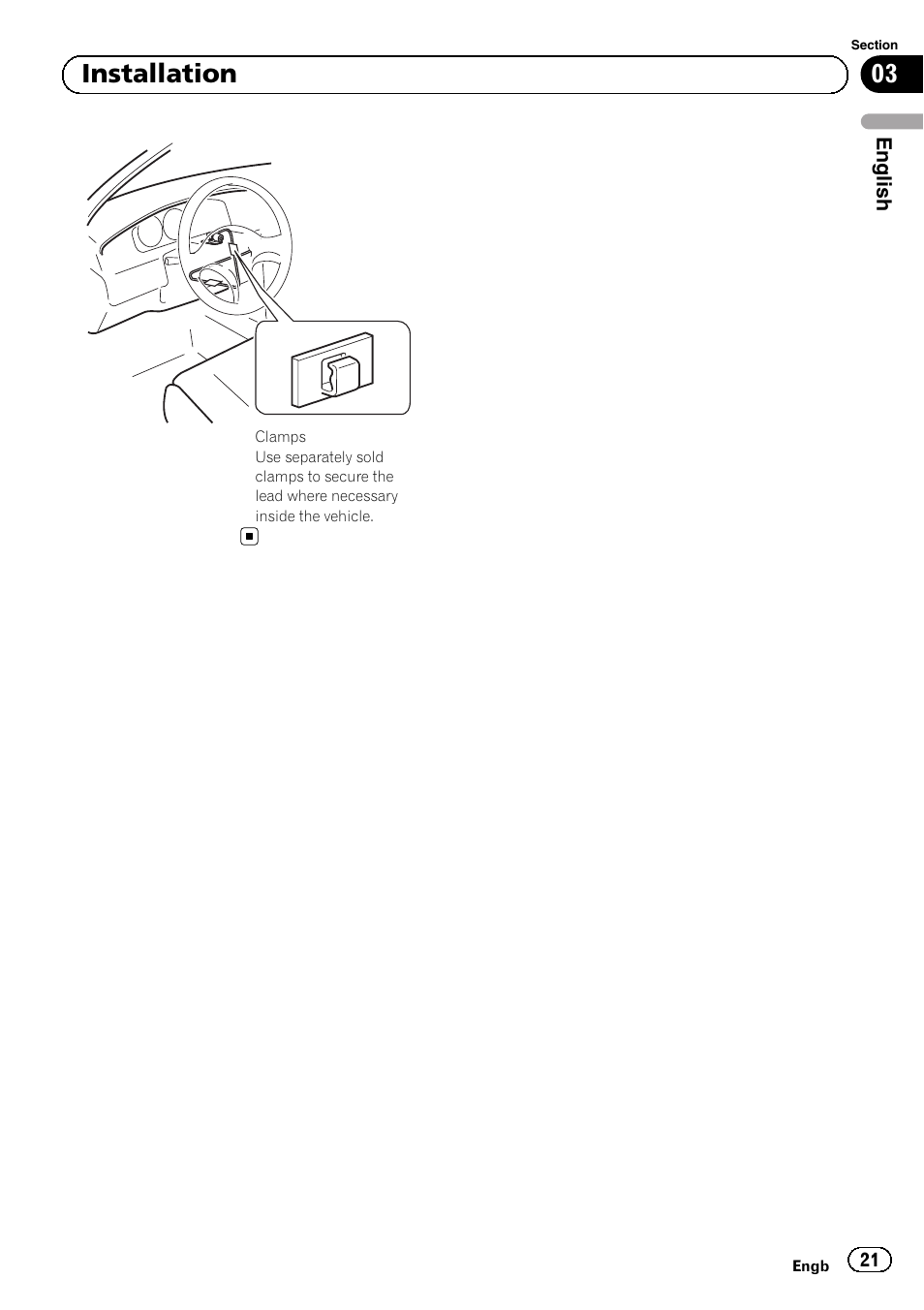 03 installation | Pioneer SPH-DA01 User Manual | Page 21 / 156