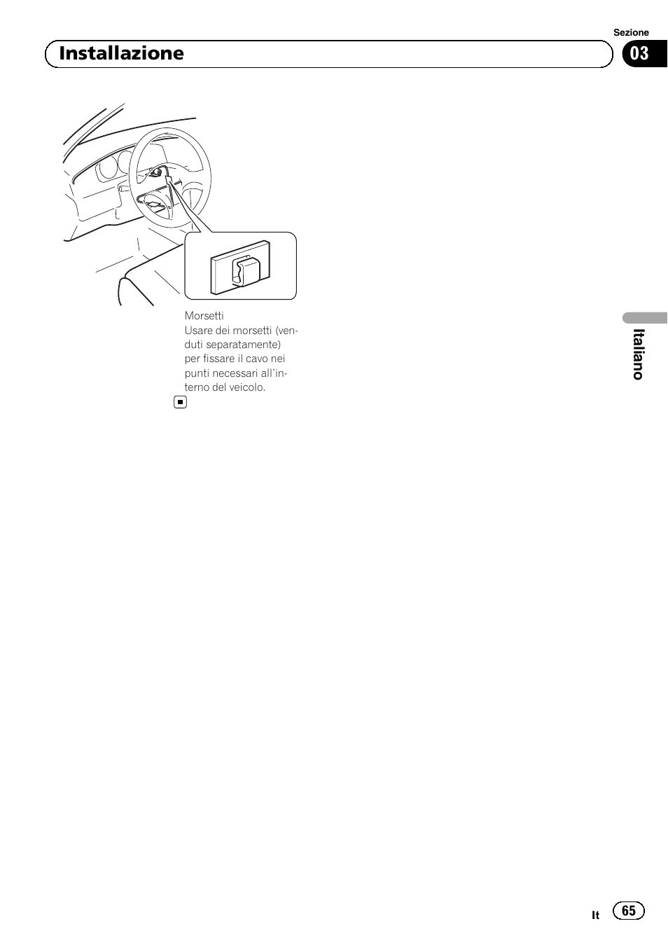 03 installazione | Pioneer SPH-DA01 User Manual | Page 65 / 156