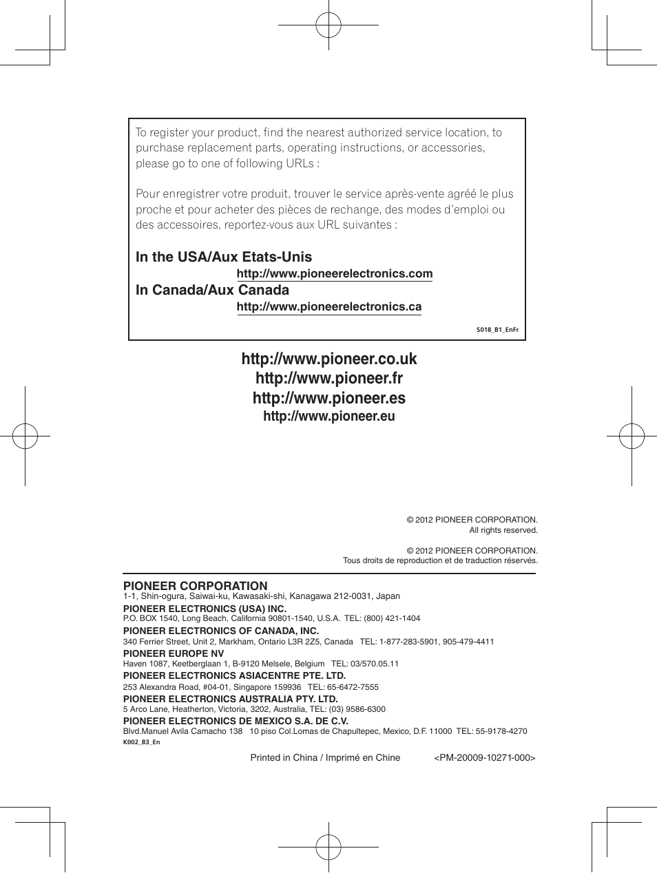 Pioneer XW-BTS1-K User Manual | Page 60 / 60