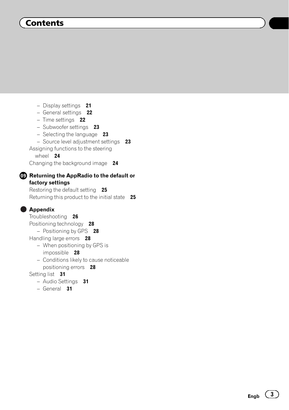 Pioneer SPH-DA01 User Manual | Page 3 / 32