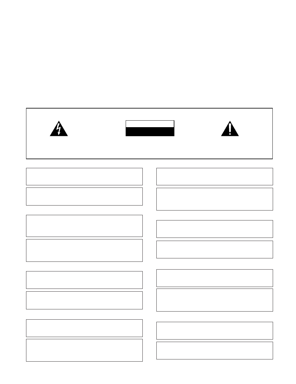 Important, Warning, Attention | Warnung, Avvertenza, Waarschuwing, Varning, Advertencia, Advertência, Caution | Pioneer F-208RDS User Manual | Page 2 / 104