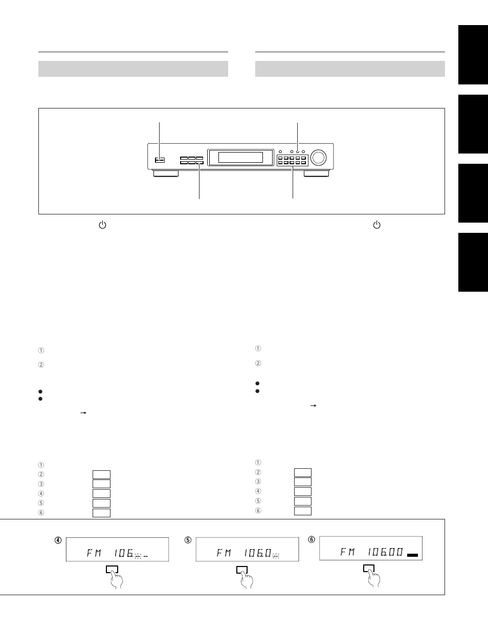 Direkt-abstimmung, Sintonizzazione ad accesso diretto | Pioneer F-208RDS User Manual | Page 25 / 104