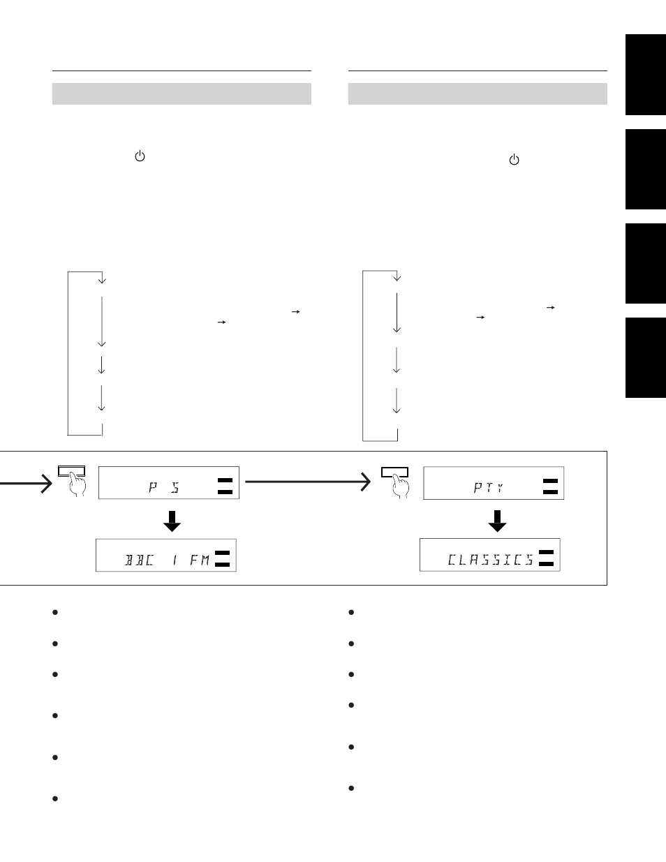 Rds-daten-display, Visualizzazione dei dati rds | Pioneer F-208RDS User Manual | Page 33 / 104