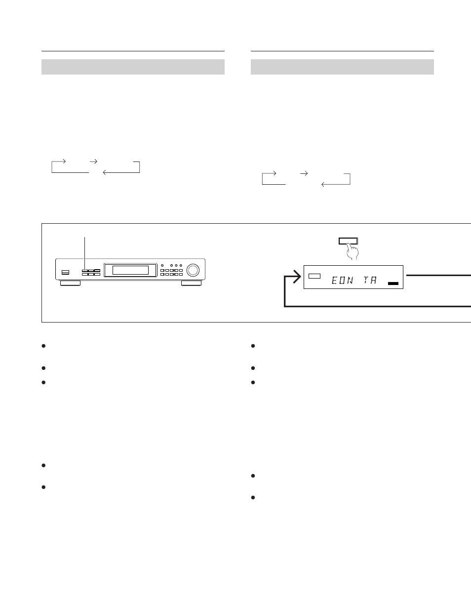 Eon setting and reception, Réglage et réception eon | Pioneer F-208RDS User Manual | Page 34 / 104