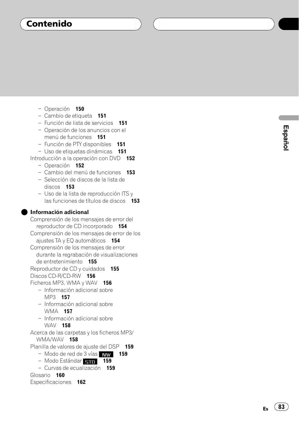 Pioneer DEH-P9600MP User Manual | Page 83 / 164