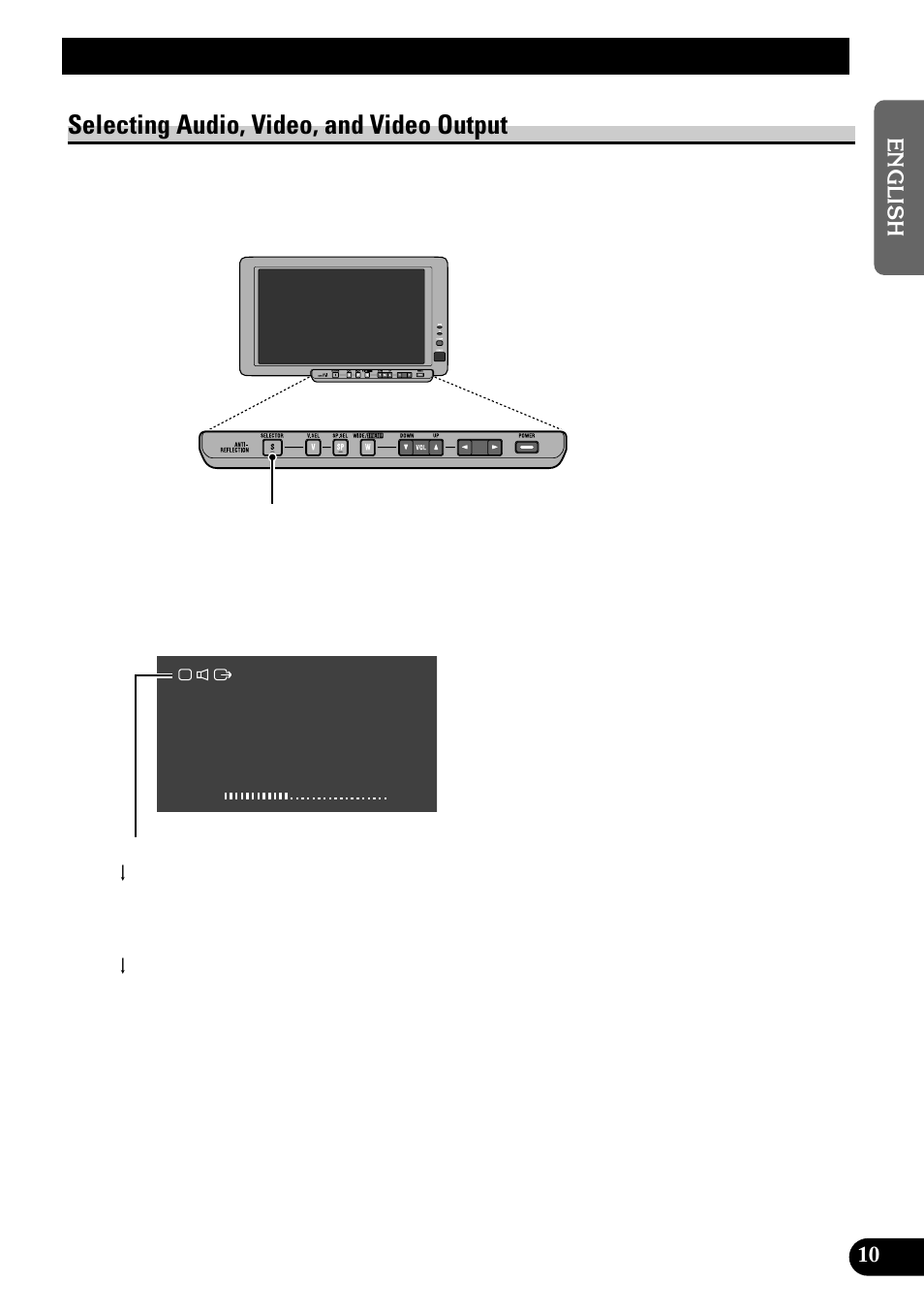Selecting audio and video, Selecting audio, video, and video output | Pioneer AVD-W8000 User Manual | Page 11 / 104