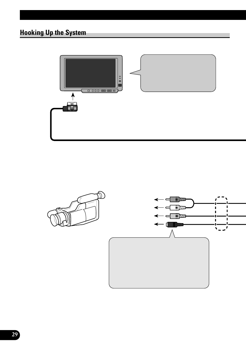 Hooking up the system, Connecting the system | Pioneer AVD-W8000 User Manual | Page 30 / 104