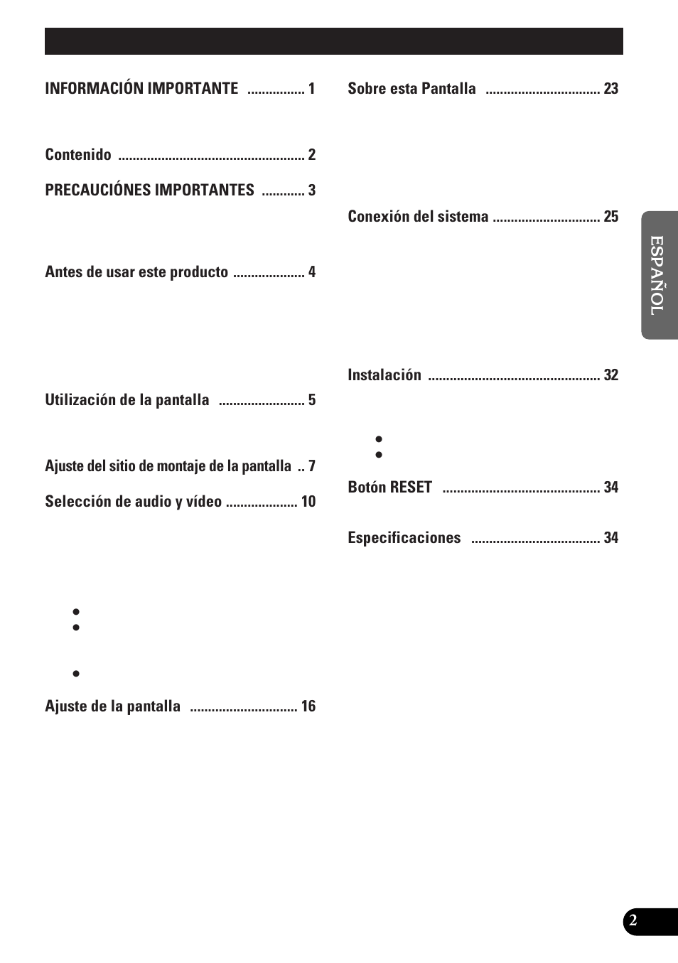Pioneer AVD-W8000 User Manual | Page 37 / 104