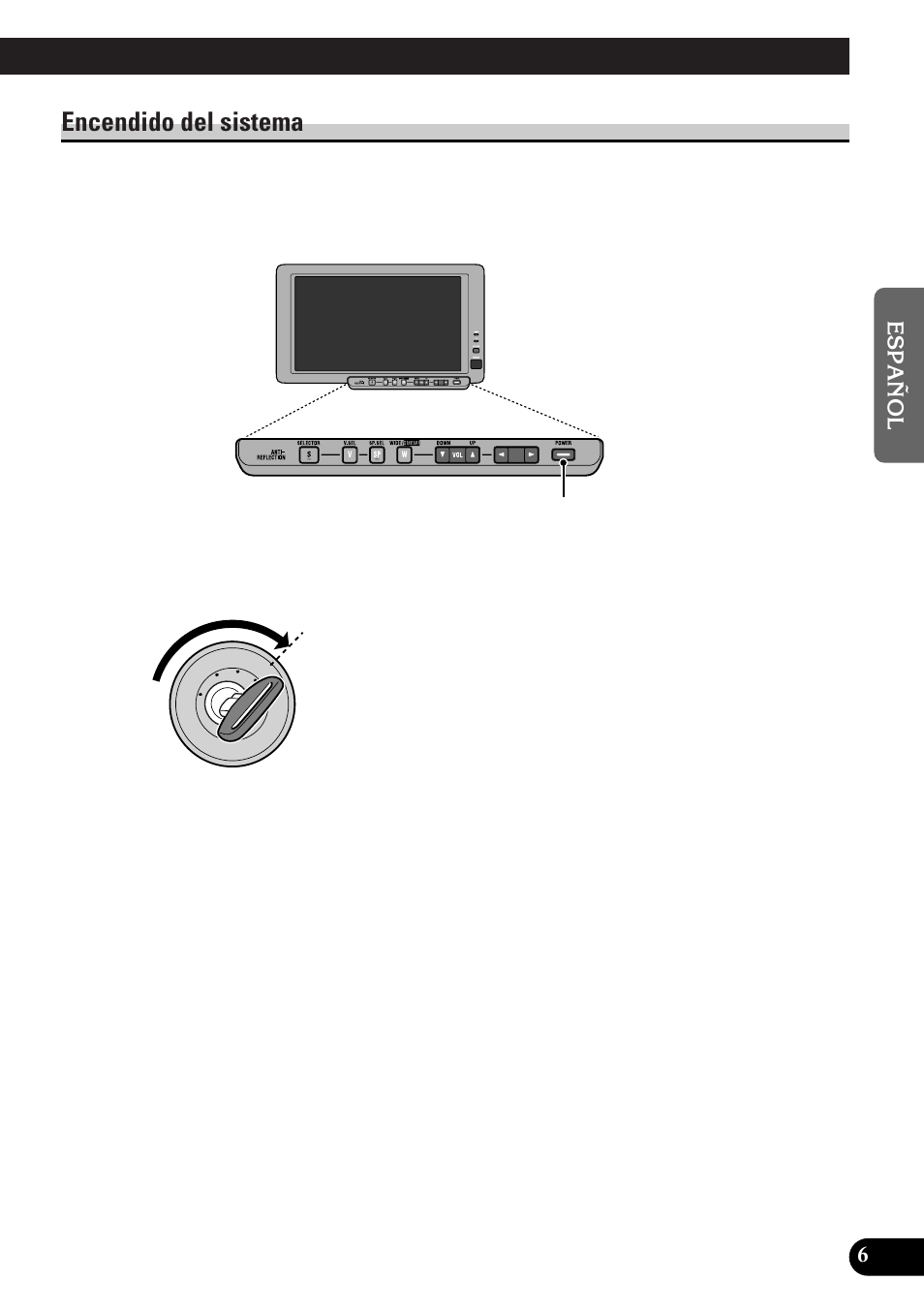 Encendido del sistema | Pioneer AVD-W8000 User Manual | Page 41 / 104