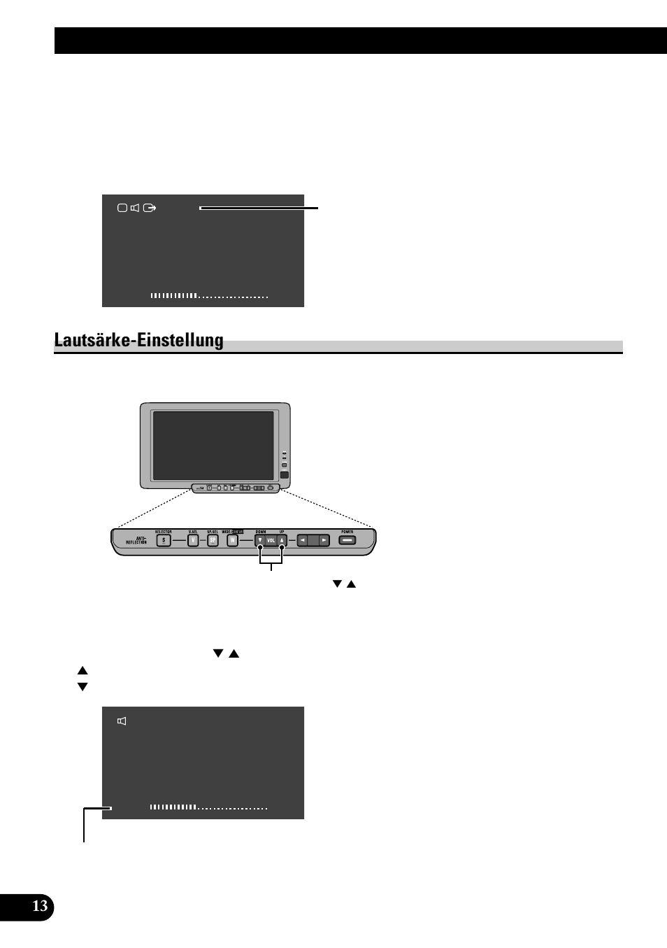 Verfügbare breitbildmodi, Wahl von audio und video, Lautsärke-einstellung | Pioneer AVD-W8000 User Manual | Page 82 / 104