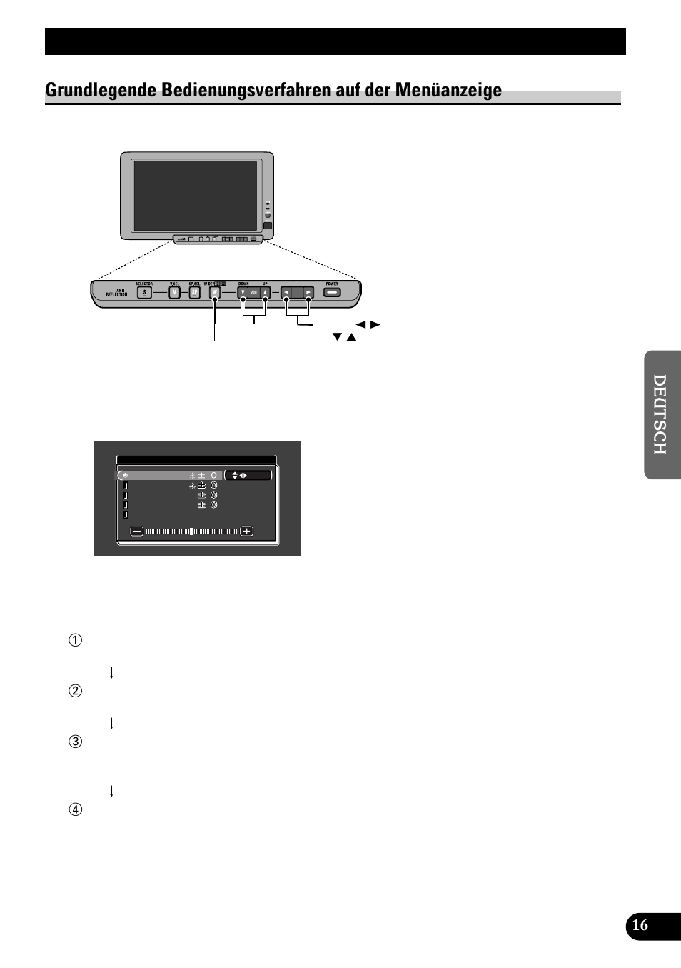 Bildschirm-einstellungen | Pioneer AVD-W8000 User Manual | Page 85 / 104